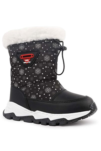 KOCAMANLAR Cool Sindey Unisex Çocuk Kar Botu SİYAH