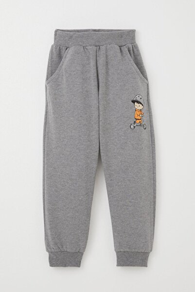 Breeze 9-3 Years Old Baby Boy Tracksuit Set - Water Green Scooter Riding Printed