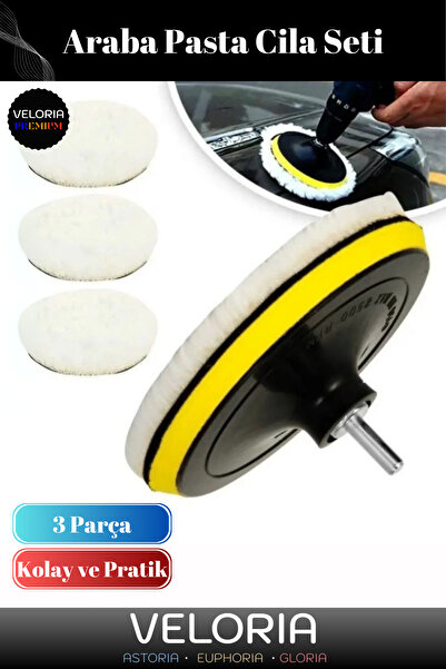 Veloria Premium Seri Parlatıcı Etkili Pürüzsüz Yüzey Sağlayan 3 Yün Keçeli Pa...