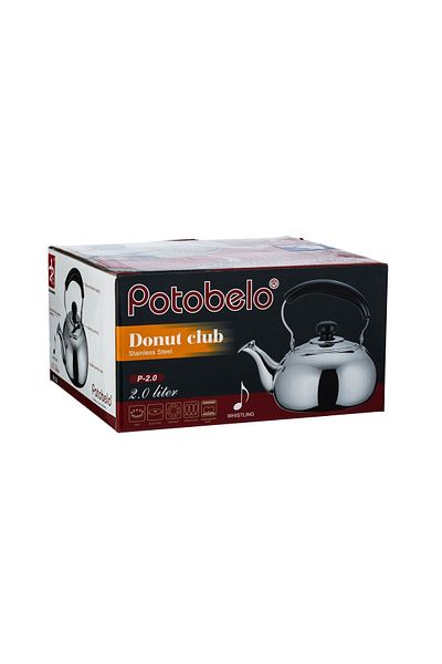 Potobelo Stainless Steel Teapot With Handle