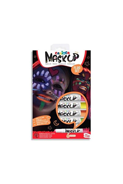 CARIOCA YÜZ BOYASI 6 GR. 6 RENK FOSFORLU