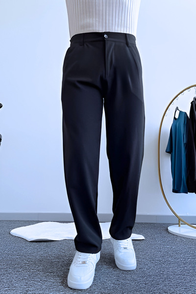 YAKAMEL Erkek Likralı Rahat Günlük Ve LiseOkul Pantolonu