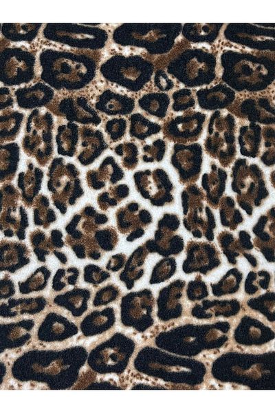 zeinapp Non-Pilling Animal Leopard Snake Patterned Fleece Fabric 100X180 cm