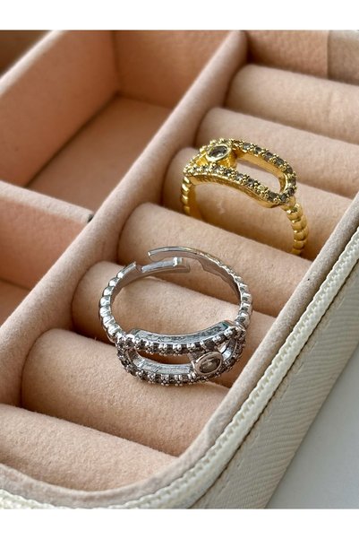 Ressia Adjustable Mesika Steel Ring
