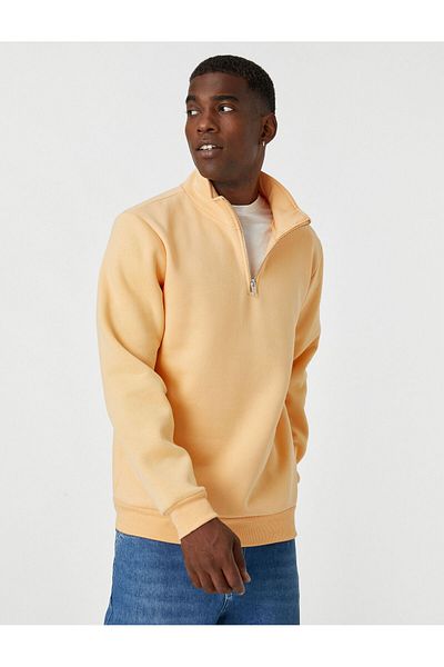 Koton Sweatshirt-Stehkragen mit Reißverschluss