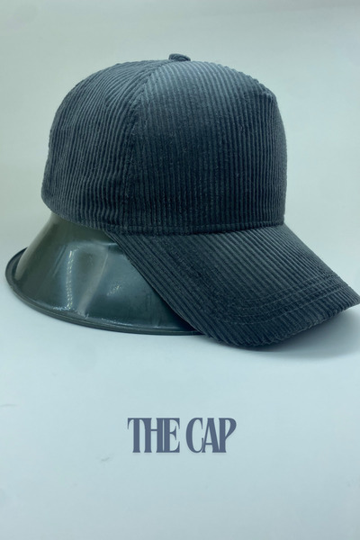TheCap Fitilli Kadife Şapka - Şapka - Kışlık Şapka