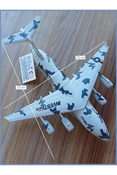 OYUNCAKSAHİLİ Boeing C17 Transport Aircraft Uçak Yakıt Kargo Nakliye Uçağı Metal  Model ışık Ses Efektli