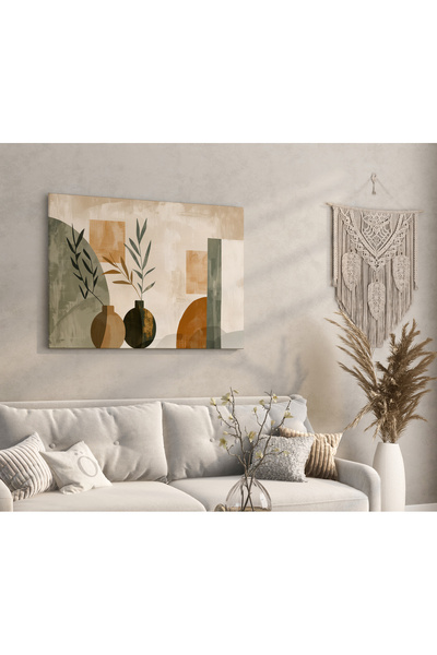 KOLDEMİR Bohem Ev Dekorasyon Tablo Bohem Kanvas Tablo