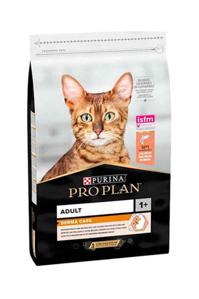 Pro Plan Derma Care Hassas Deri Somonlu Yetişkin Kedi Maması -10 kg