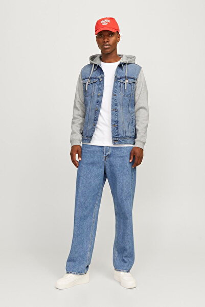Jack & Jones Чоловіча джинсова куртка з капюшоном - Jean