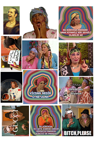 TELLGRAF Cennet Mahallesi Temalı Sticker Seti (15x21 cm 2 set)