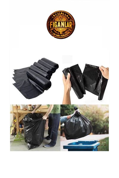 figanlar ambalaj 5 Pack of 10 400'Gr 80X110 Garbage Bags and Bags