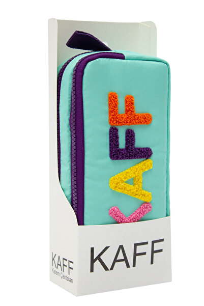 KAFF 01108 Krinkıl Kumaş Yıkanabilir Çift Bölme Gözlü Kalemlik Kalem Kutusu