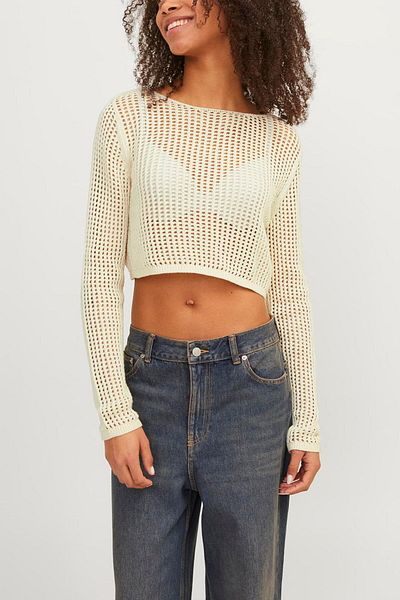 Jack & Jones Γυναικείο Crop Crotchet πουλόβερ Presley