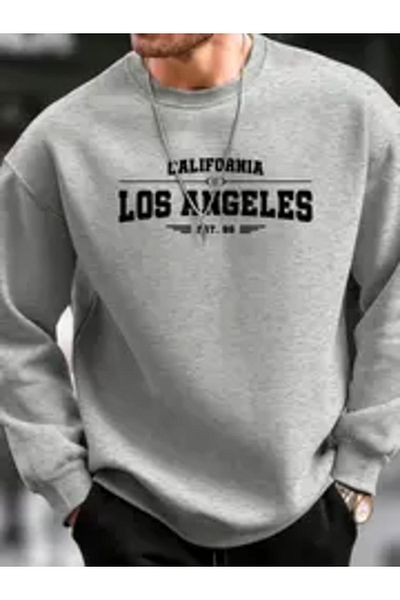 Guillermo Men's California Los Angeles Printed Sweatshirt - Comfortable Knitwear, Size Choices Xxs-7Xl
