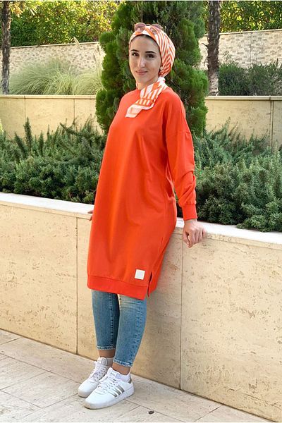 Moda Rosa 24K36450 - Light Red - Soul Puane Long Sweat