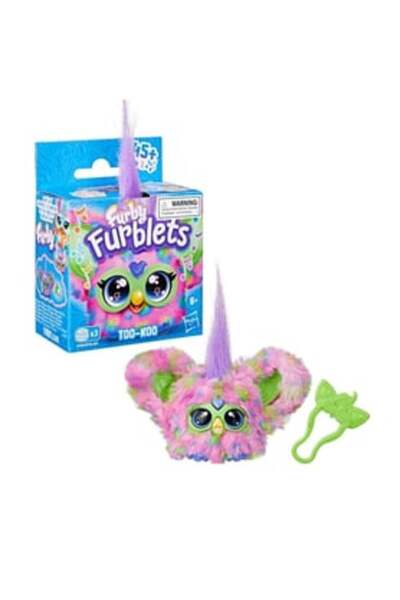 Çelik Furby Furblets Too-Koo Mini Friend, 45+ Ses ve Müzik, 6 Yaş ve Üstü İçin Elektro
