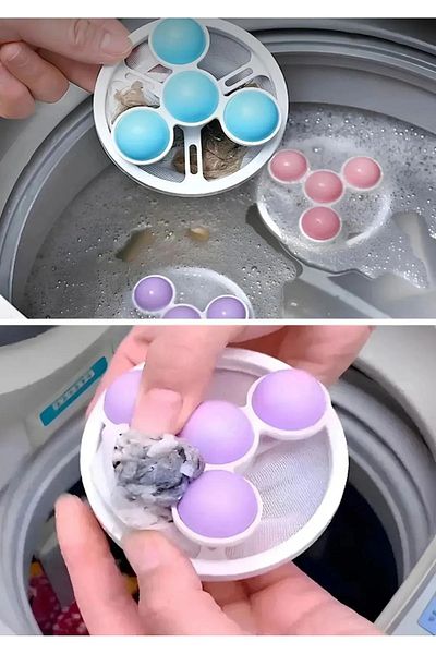 ANI OFİS KIRTASİYE A K Hair and Hair Collector for Washing Machine Easy-To-Clean Reusable