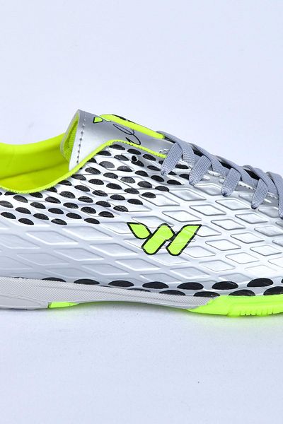 WALKWAY Victor M Silver Men's Astroturf Shoes