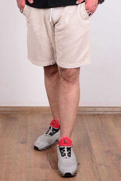 Cazador 24yceeo06095 Bermude tricotate pentru bărbați, slim fit, din țesătură ușoară, cu buzunare