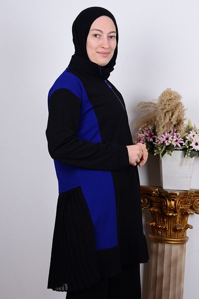 Armine 23kt448 Tunica de dama cu volane semi-feritata Saks