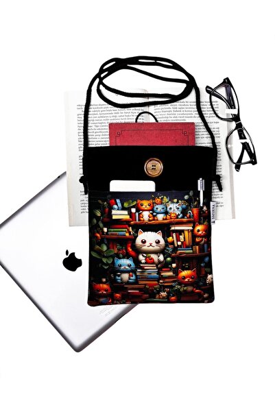 Smyrna Висяща чанта за книги/таблет/електронна книга – с подвижна каишка (кот...