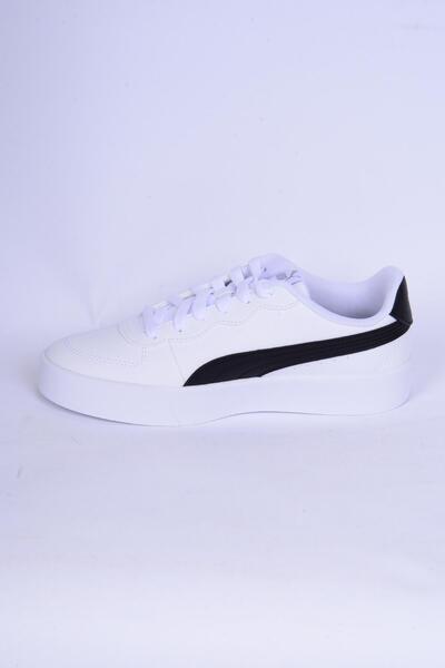 Puma 380147-02 Skyle Clean Beyaz-siyah Kadın Spor Ayakkabı