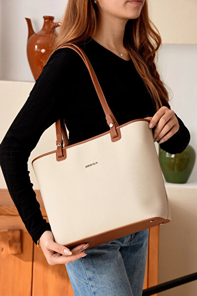 JP POLO Women's Original Just Polo New Season Large Size Luxury Handbag Shopper Size: 25 X 30 cm