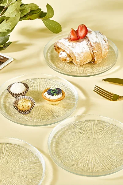 Lora Bianca Rexi 16 cm Cake Plate Set - 6 Pieces