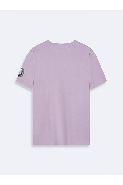 Ltb Printed Lilac T-Shirt