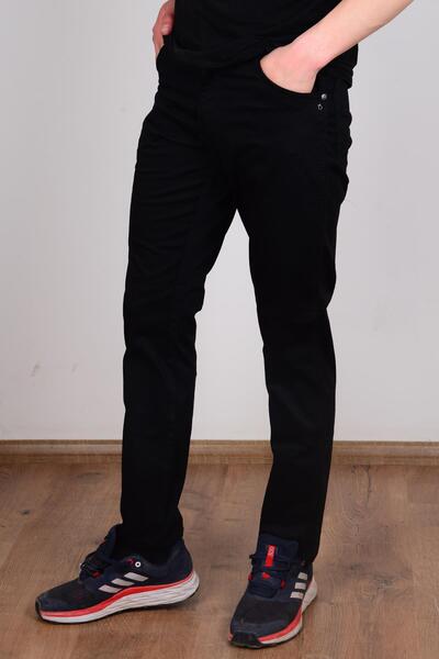 WRANGLER W12sea001 Texas Slim Siyah Erkek Kot Pantolon