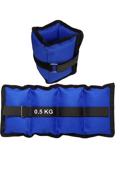 Jet 0,5 Kg x 2 bucăți saci de nisip albastru Set de greutăți pentru mâini și picioare