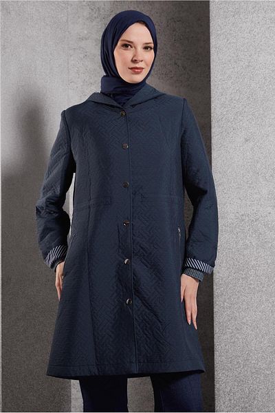 Alvina Hooded Trench Cotton 10913