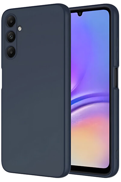 Fibaks Samsung Galaxy A15 Kılıf Kadife Lansman Soft Yumuşak Liquid Silikon Kamera Korumalı Kapak