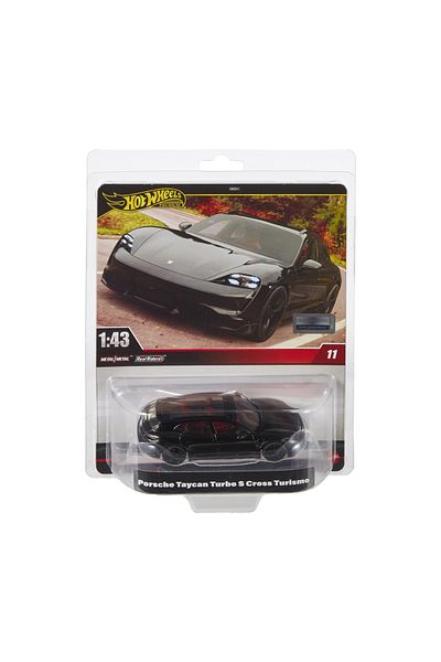 HOT WHEELS PREMIUM REAL RIDERS MASINUTA METALICA PORSCHE TAYCAN TURBO S CROSS TURISMO SCARA 1:43