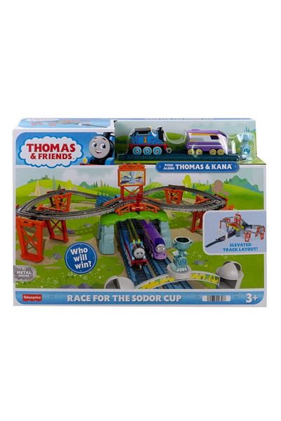 Thomas Train THOMAS SODOR MOTORIZED RACE PLAYSET
