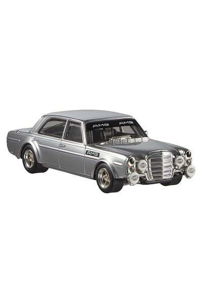 HOT WHEELS PREMIUM REAL RIDERS MASINUTA METALICA MERCEDES BENZ 300 SEL 6.8 AMG SCARA 1:43