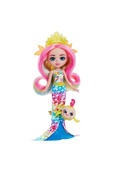 Enchantimals ROYAL PAPUSI SI ANIMALUTE RADIA RAINBOW FISH SI FLO