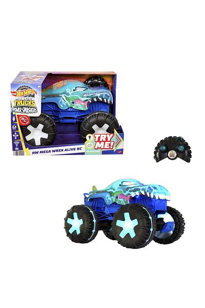 HOT WHEELS MONSTER TRUCK MEGA WREX ALIVE RC SCARA 1 LA15
