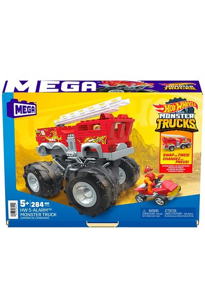 HOT WHEELS MONSTER TRUCK MEGA SET CONSTRUCTIE 5 ALARM