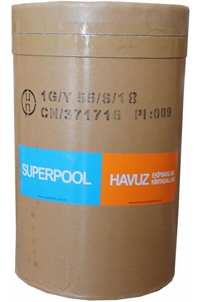 SPP SUPERPOOL Superchlor 90 Toz Klor 90 gr 50 Kg Havuz Kimyasalı