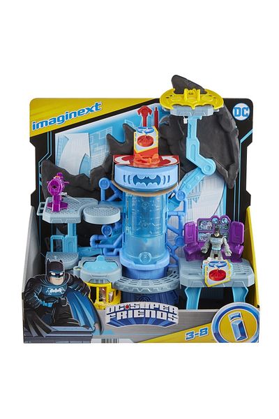 FISHER PRICE IMAGINEXT DC SUPER FRIENDS SET BAT TECH BATCAVE