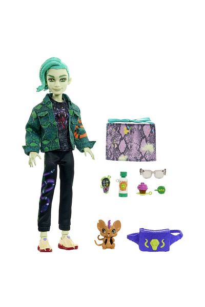 MONSTER HIGH PAPUSA DEUCE GORDON CU ANIMALUT SI ACCESORII