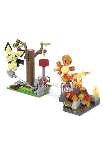 Pokemon MEGA SET DE CONSTRUCTIE FORAJELE FORESTIERE ALE LUI PICHU