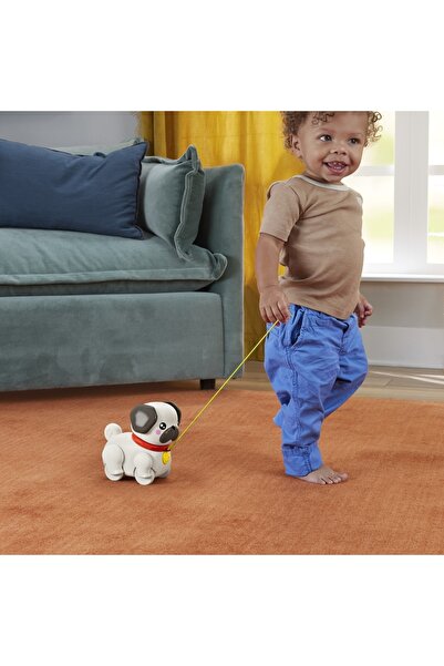 FISHER PRICE INTERACTIVE PUPPY PULL TOY WITH MOVEMENTS AND SOUNDS