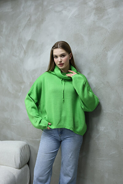 İKLİM LİFE СВІТЕР З ВИРІЗОМ І НИТКОЮ