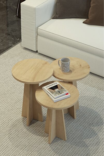 DESENGO Safir Meşe Zigon Sehpa