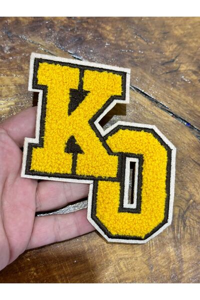 Gönülden Tasarım 13X11 CM APPLICAT DE CUSUT CU ARMĂ DE LITERĂ