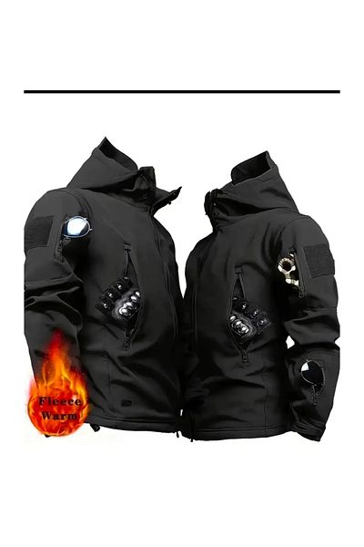 Element Size L Fleece Lined Waterproof Coat