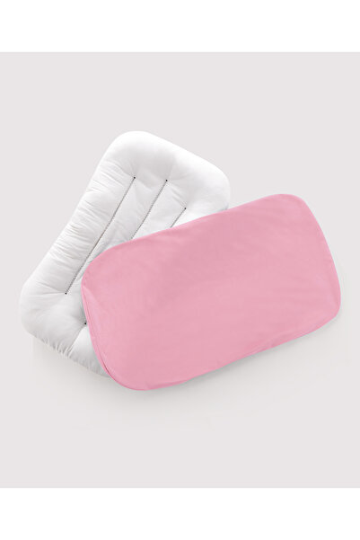 Fab N Funky Soft & Classic Cot Bed Bumper, Cozy Pink Nursery Safety Padding, 72x45cm, 0+ Months